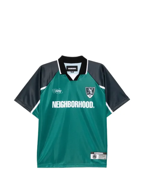 Neighborhood logo-print T-shirt Green 261FPNHCSM14