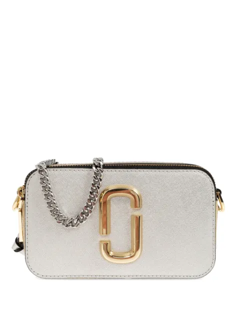 Marc Jacobs The Snapshot leather shoulder bag Silver 2P6HCR017H01