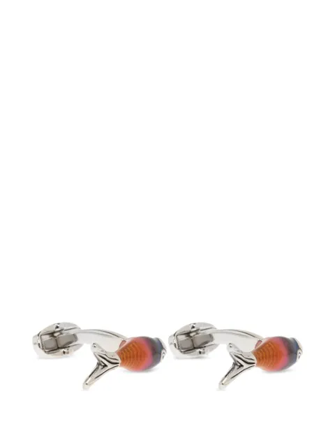 Paul Smith Artist Stripe Fish cufflinks Silver M1ACUFFWFISH