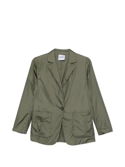ASPESI single-breasted patch-pocket blazer Green S6NN5387961