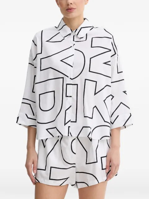 DKNY logo-print pajamas White YI50100