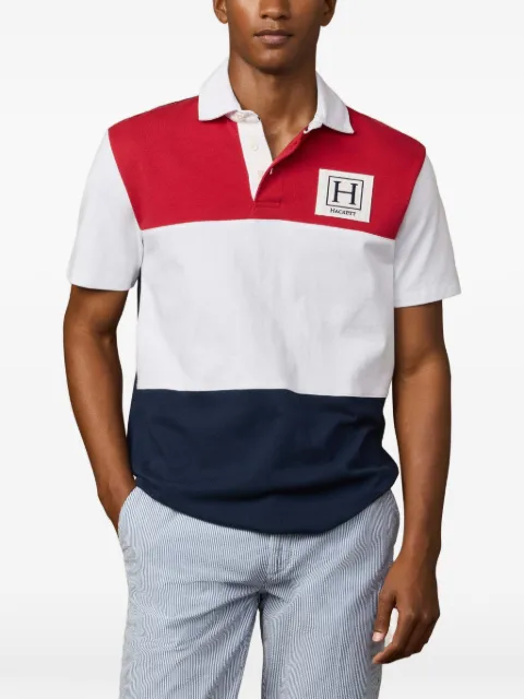 Hackett London colour-blocked polo shirt Red HM5700011
