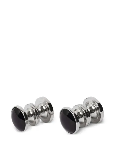 Hackett London bachelor stud cufflinks Silver HM100998
