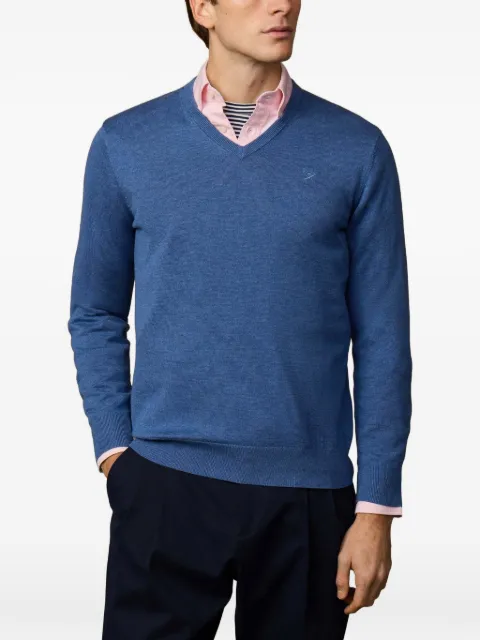 Hackett London V-neck sweater Blue HM7000115