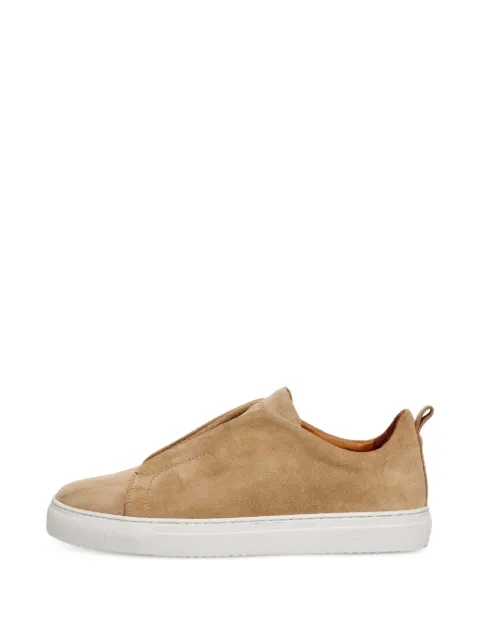 Hackett London Vision suede slip-on sneakers Neutrals HMS200098