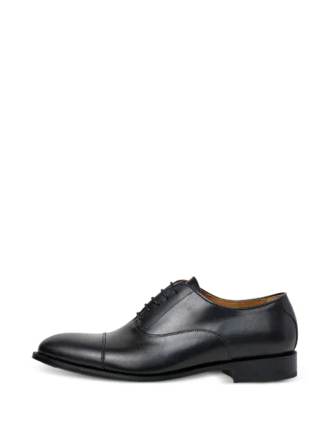 Hackett London Working leather oxford shoes Black HMS200074