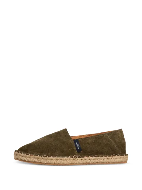 Hackett London Baywatch suede espadrilles Green HMS200102