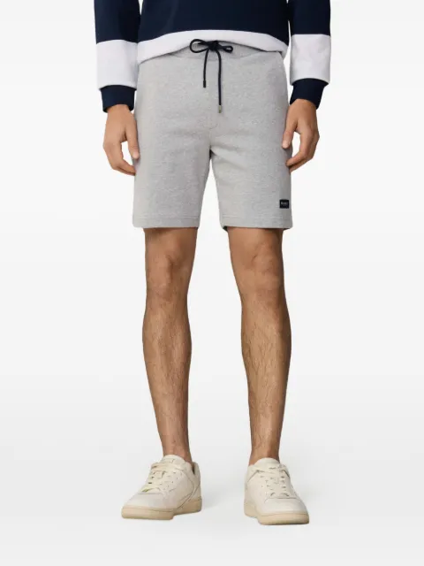 Hackett London Heritage logo-badge track shorts Grey HM5800078