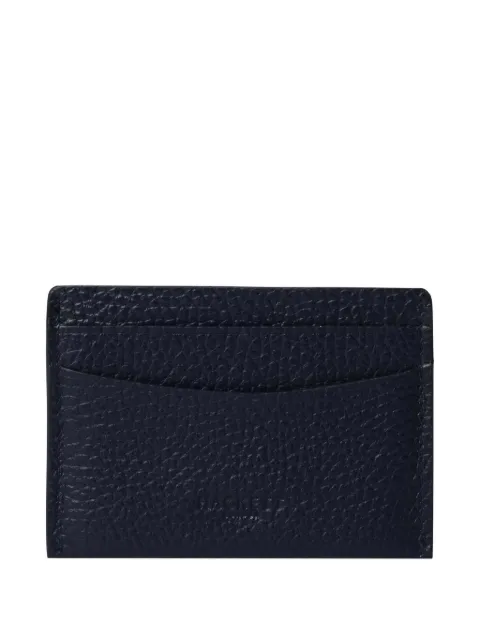 Hackett London pebbled card holder Blue HM413574