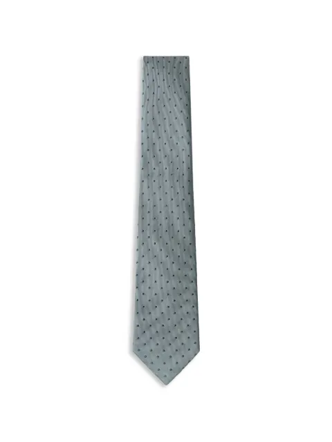 Hackett London Mayfair Dot twill tie Grey HM0500094