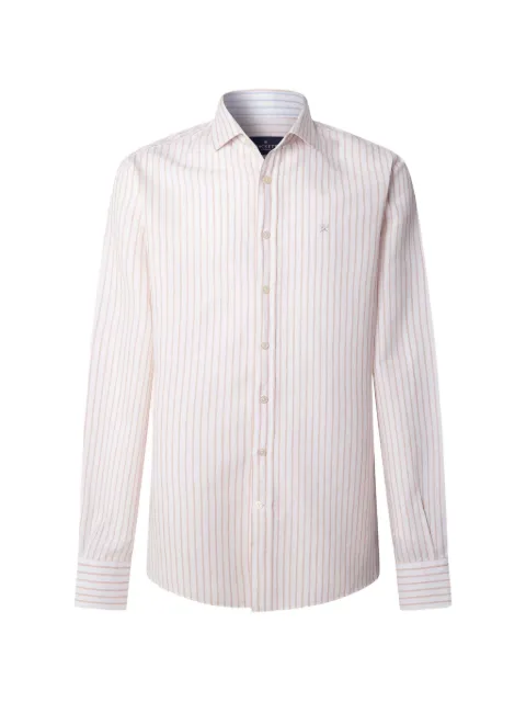 Hackett London striped tailored-fit shirt White HM3010634