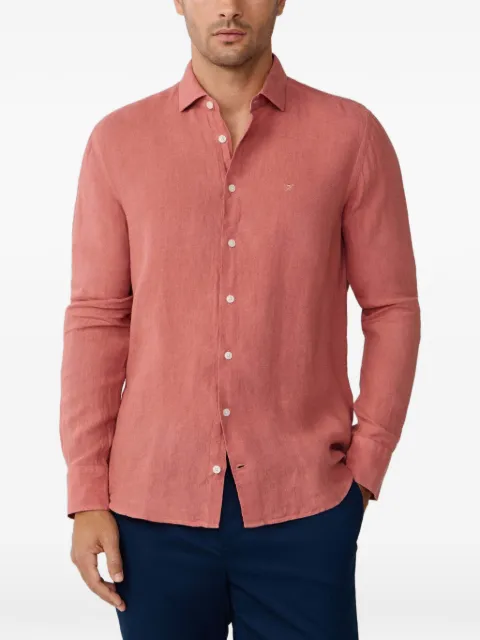 Hackett London kent cutaway-collar shirt Red HM3010636