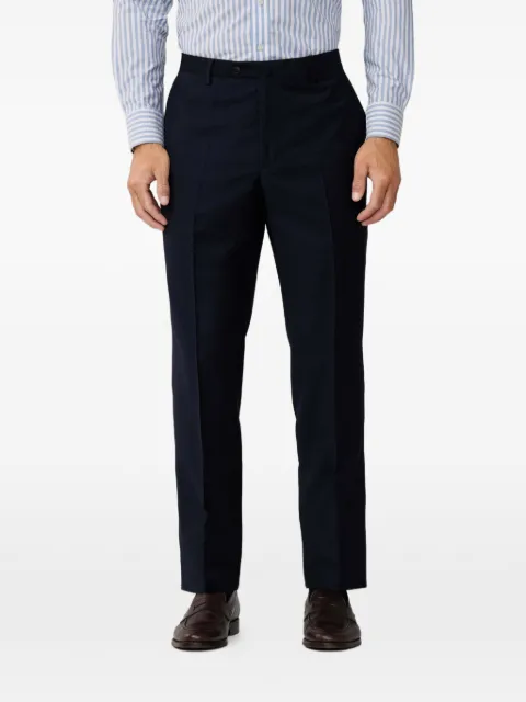 Hackett London pressed-crease tailored trousers Blue HM470592