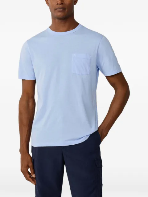 Hackett London garment-dyed pocket T-shirt Blue HM5000101