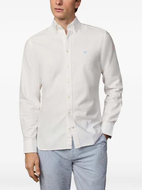 Hackett London Heritage Oxford buttoned shirt White HM3010686