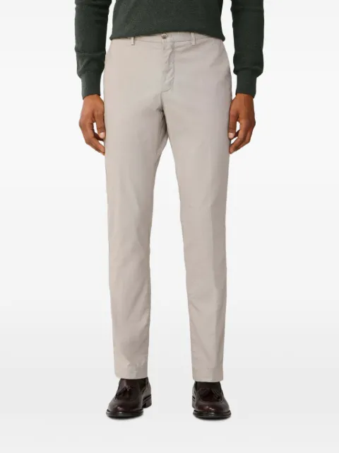 Hackett London Kensington belt-loop trousers Neutrals HM2100062