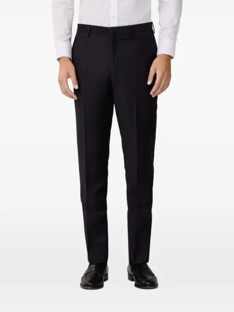 Hackett London pressed-crease tailored trousers Grey HM470591