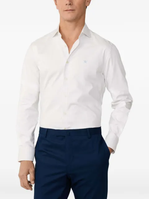 Hackett London long-sleeve buttoned shirt White HM3010642