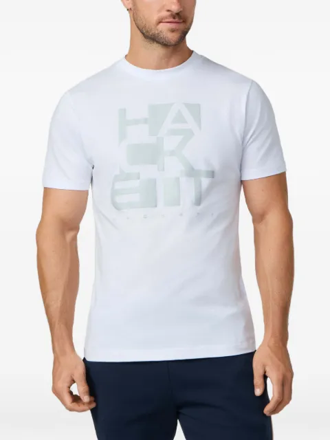 Hackett London logo-print T-shirt White HM5000086