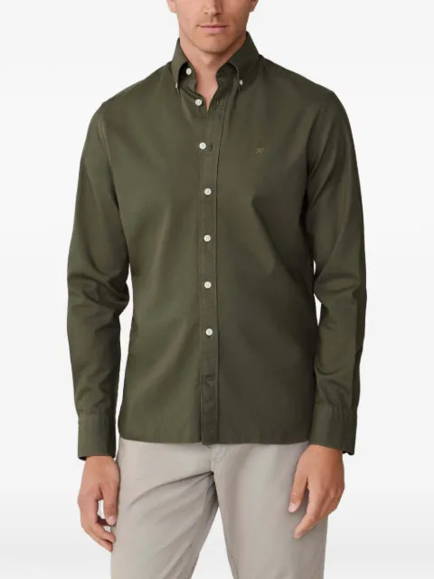 Hackett London button-down shirt Green HM3010539