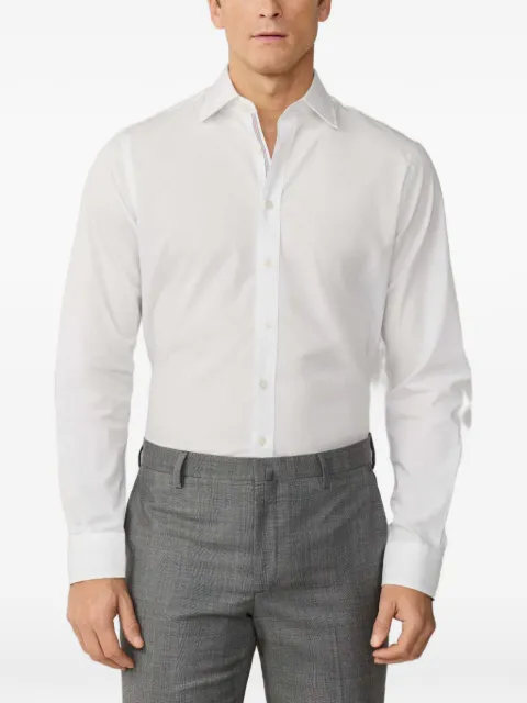 Hackett London pointed-collar shirt White HM3010736