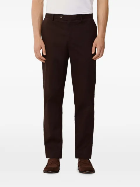 Hackett London Sanderson textured chino trousers Brown HM2100119