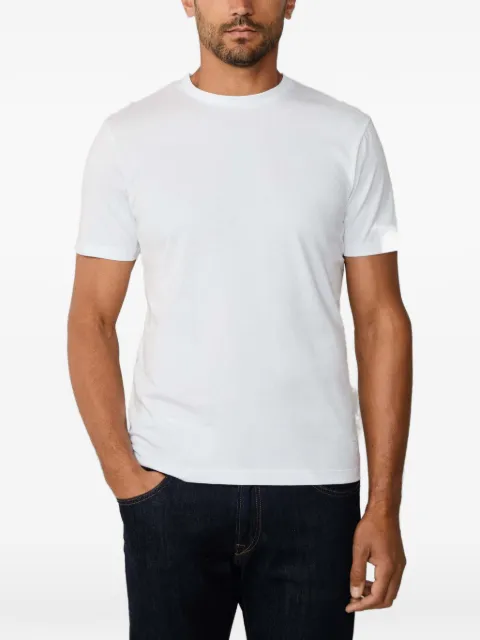 Hackett London logo-embroidered Pima-cotton T-shirt White HM5000071