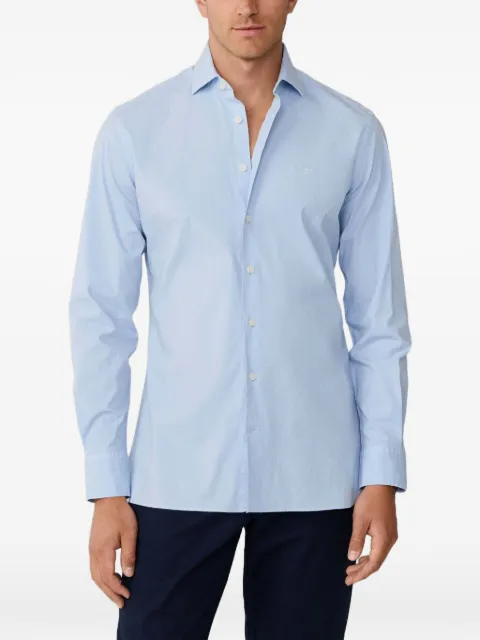 Hackett London cutaway-collar poplin shirt Blue HM3010540