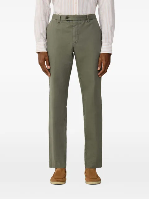 Hackett London Kensington slim-fit chino trousers Green HM2100112