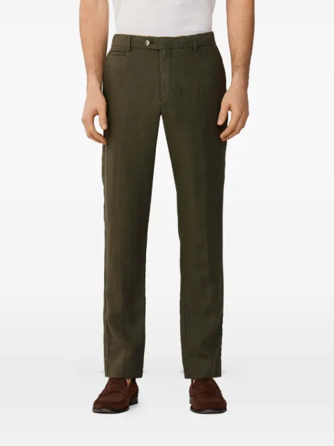 Hackett London Kensington slim-fit chino trousers Green HM2100097