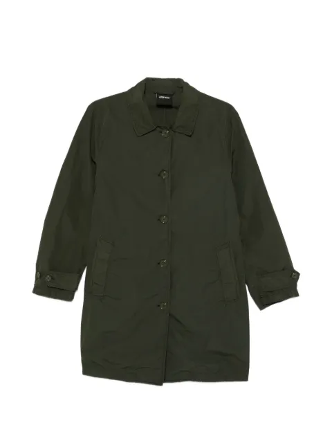 ASPESI long-sleeve buttoned coat Green CNNN502F973