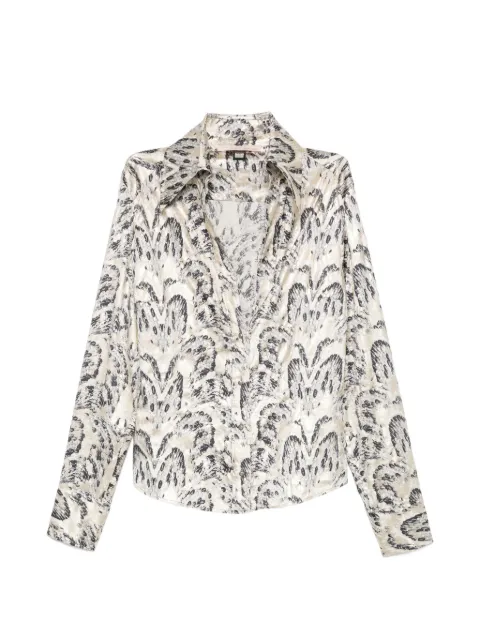 Roberto Cavalli Vintage 2000 abstract-print shirt White RC250BMJ