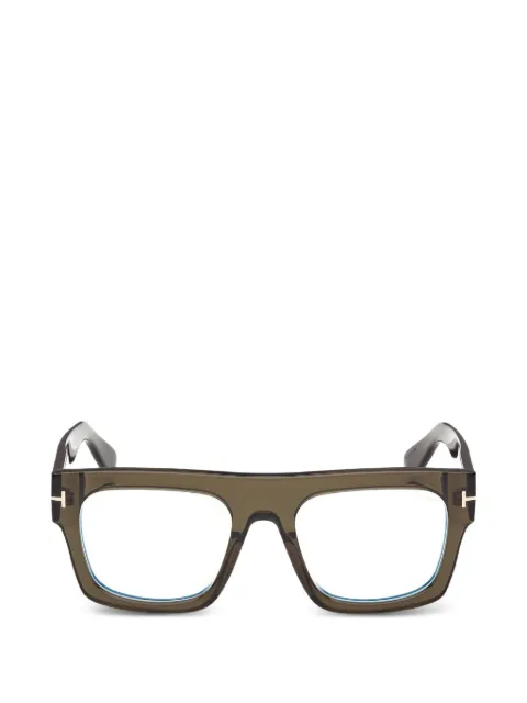 TOM FORD Eyewear square-frame glasses Brown FT5634B