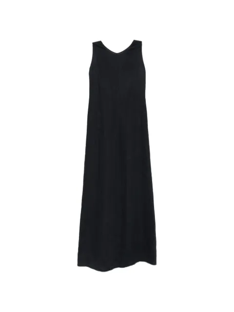 ASPESI cut-out tie-fastening maxi dress Blue S6G2980C195