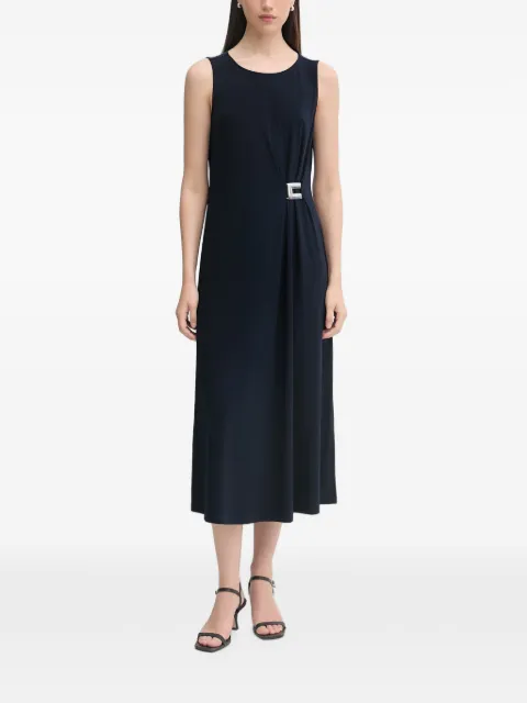 Joseph Ribkoff buckle-detail sleeveless midi dress Blue 262113