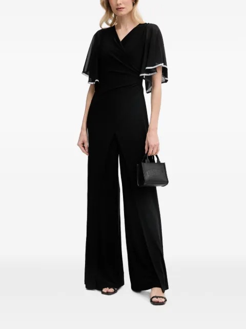 Joseph Ribkoff embellished wrap-front jumpsuit Black 262716