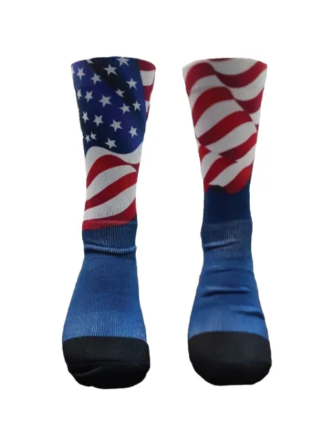 Reebok x CrossFit USA-print socks Blue BG8667