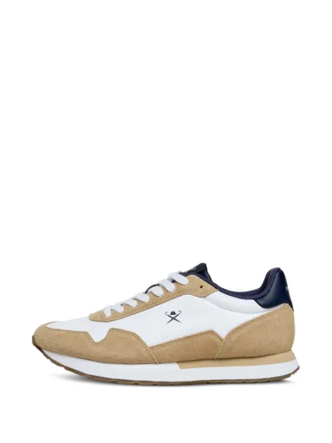 Hackett London Vector Plain suede-panelled sneakers Neutrals HMS200107