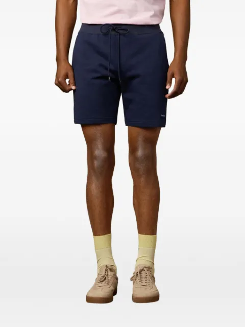 Hackett London logo-patch drawstring shorts Blue HM5800078