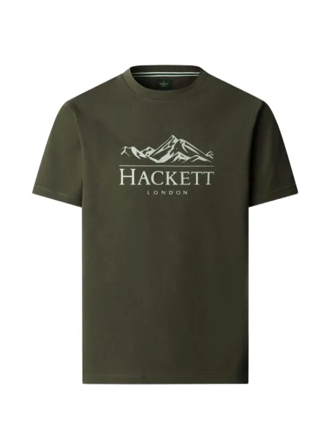 Hackett London Heritage Peaks graphic-print T-shirt Green HM5000057