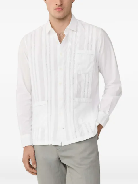 Hackett London buttoned pocket shirt White HM3010695