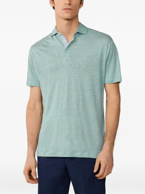 Hackett London embroidered polo shirt Green HM5600115