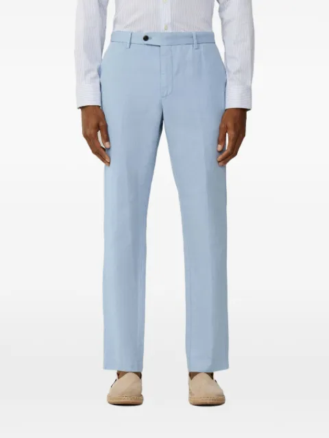 Hackett London Kensington belt-loop trousers Blue HM2100112