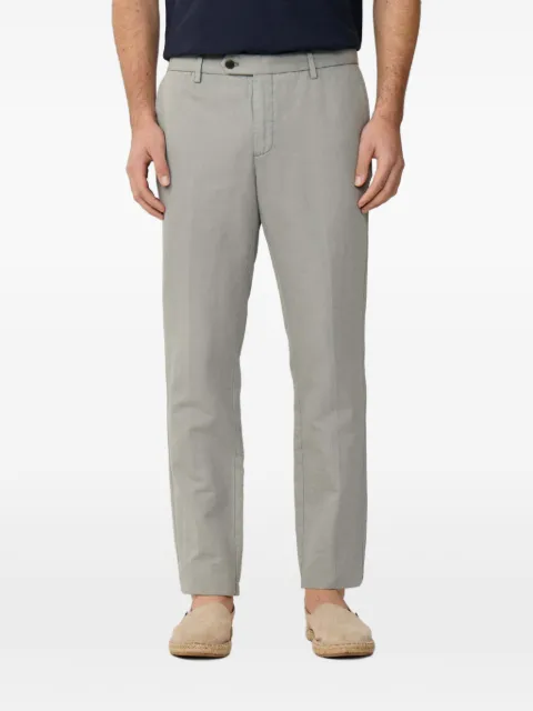 Hackett London Kensington slim-fit linen chinos Grey HM2100112