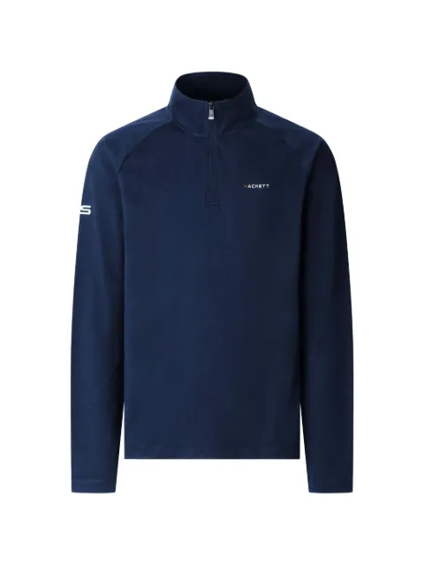 Hackett London quarter-zip sweatshirt Blue HM5500031