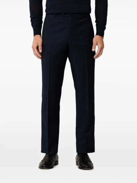 Hackett London Woven in England wool trousers Blue HM470591