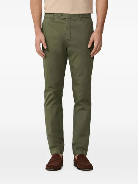 Hackett London Kensington slim-fit chino trousers Green HM2100115