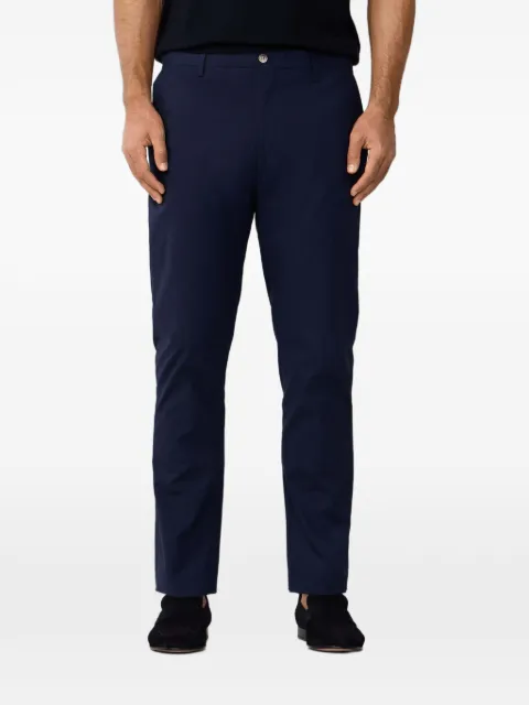 Hackett London Kensington houndstooth belt-loop trousers Blue HM2100100