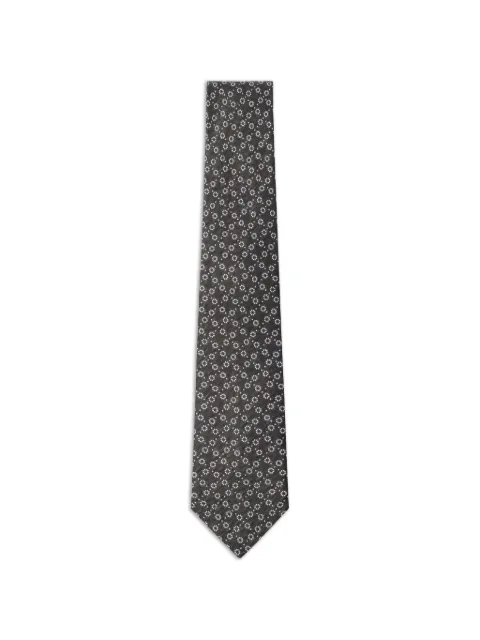 Hackett London Natte Circle Dot tie Green HM0500096