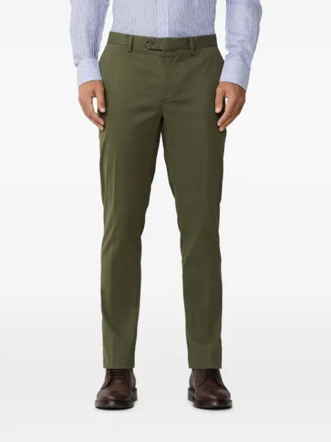 Hackett London Sanderson textured chino trousers Green HM2100119